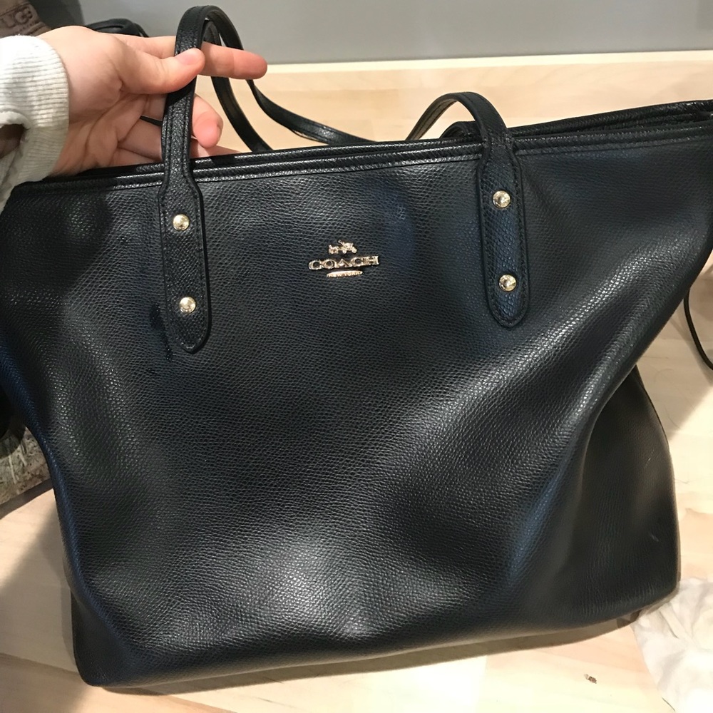 Coach Shoulder purse/worn leather ($50 OBO)